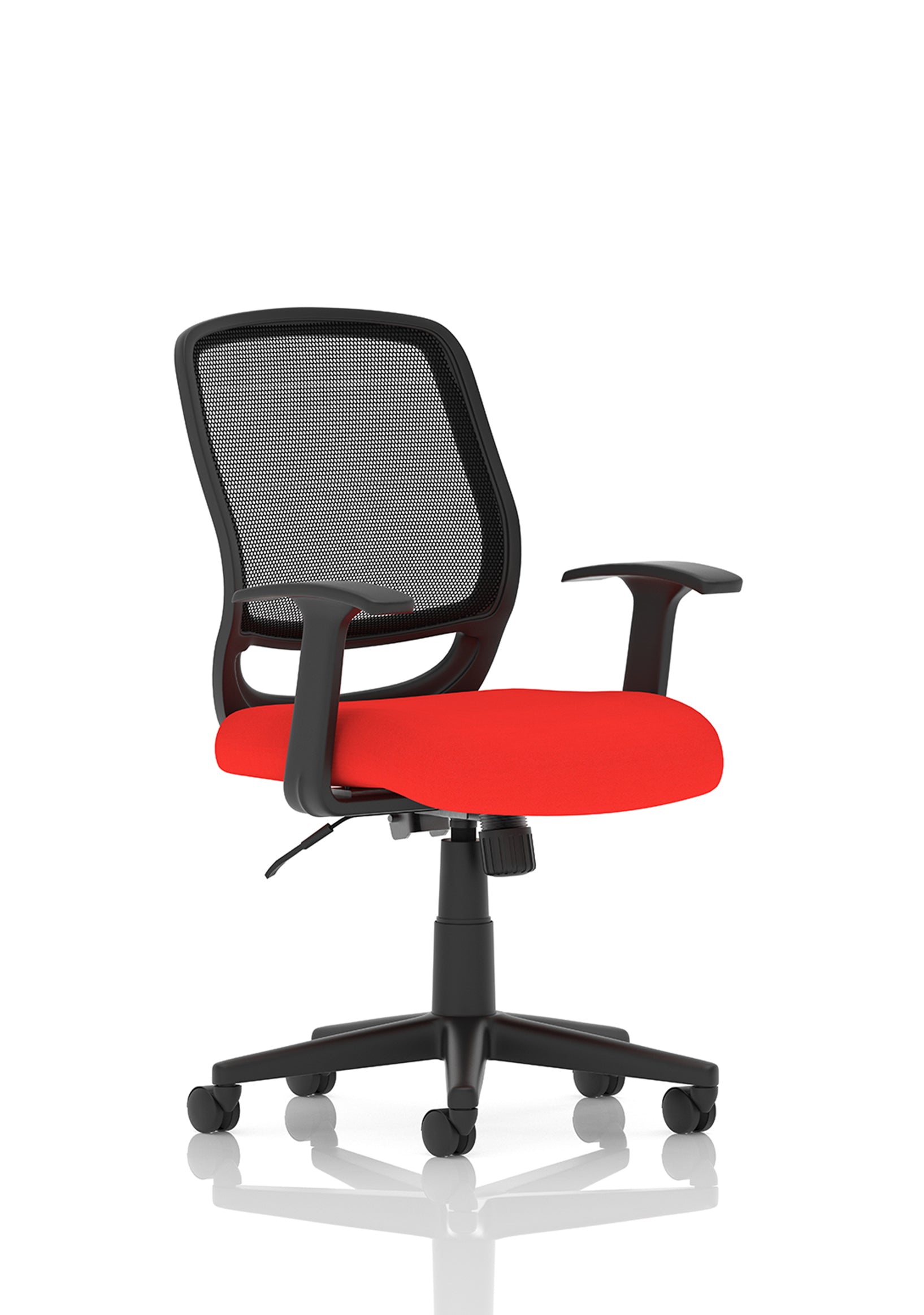 Office furniture mave-operator-chair Dynamic  Bespoke Tabasco Orange  With Arms 