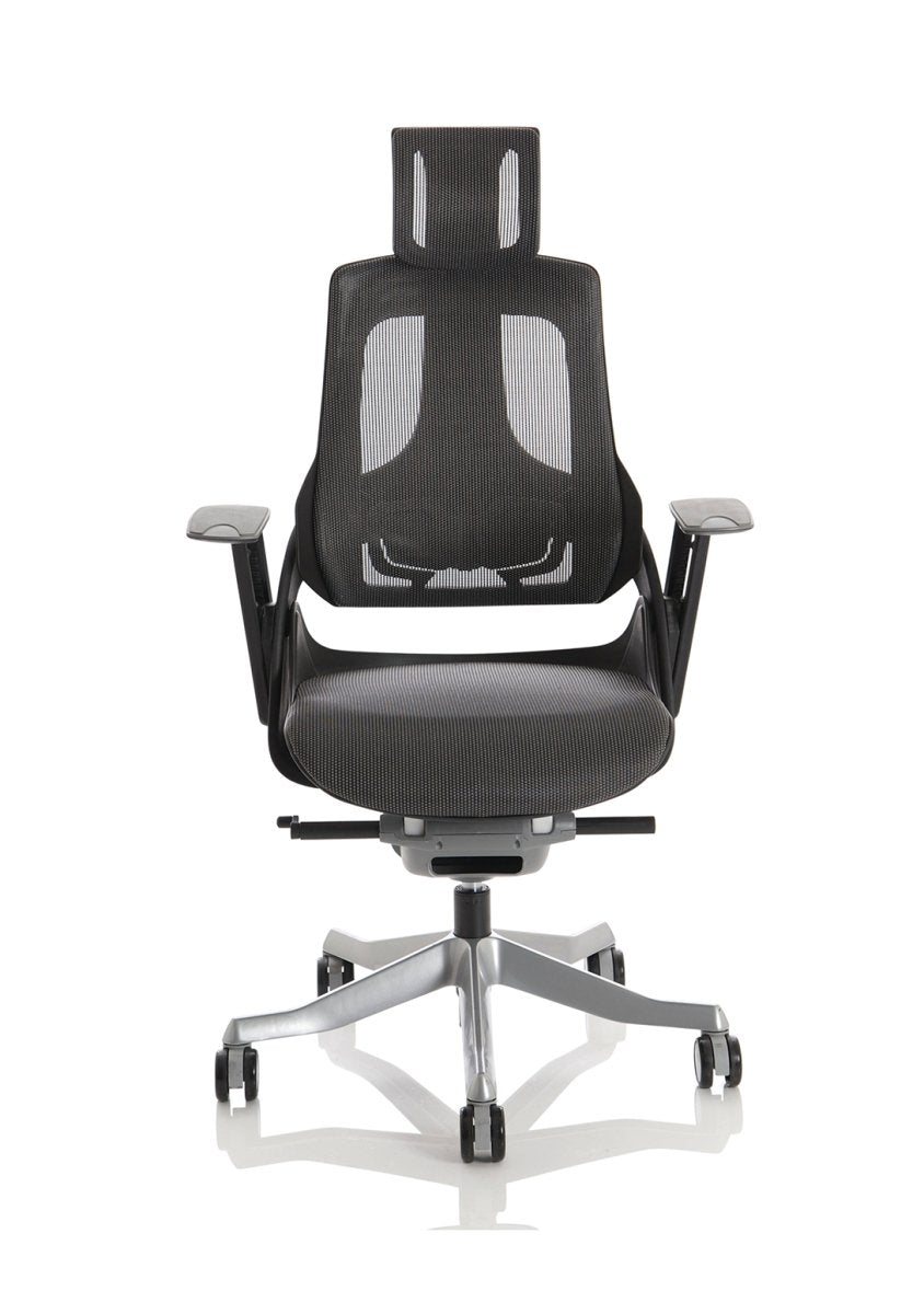Office furniture zure-executive-chair-with-black-shell Dynamic  Charcoal Mesh Colour Charcoal Mesh 