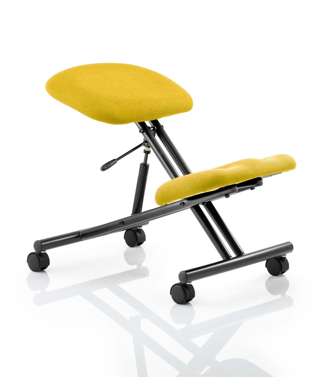 Office furniture kneeling-stool Dynamic  Bespoke Tabasco Orange  Silver 