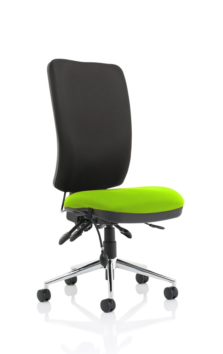Office furniture chiro-high-back-operator-chair Dynamic  Bespoke Tansy Purple  None Matching Bespoke Colour