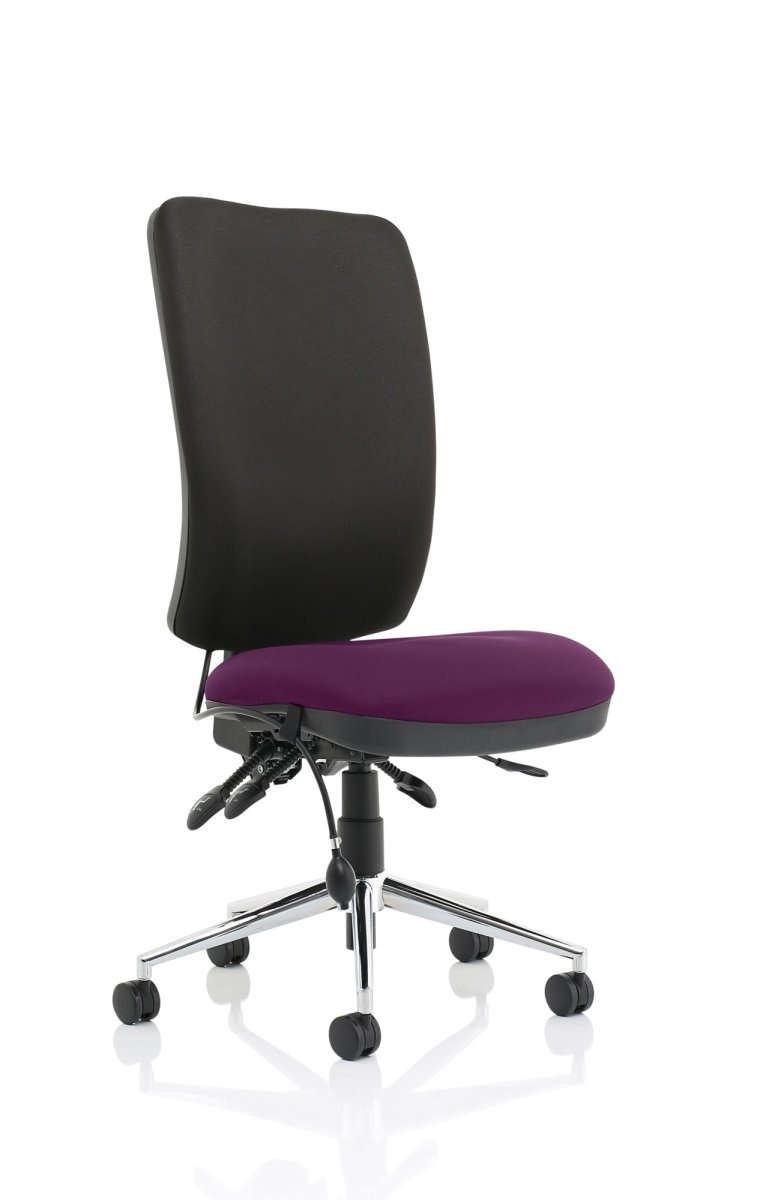 Office furniture chiro-high-back-operator-chair Dynamic  Black Fabric  None Black