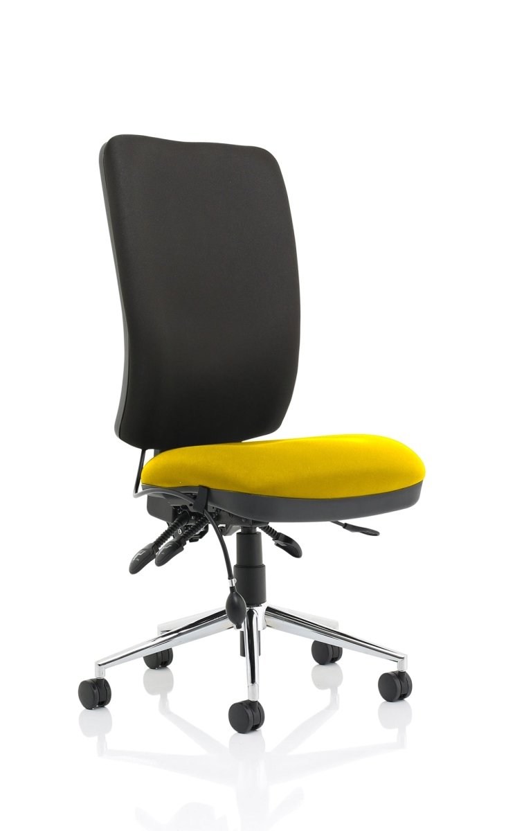 Office furniture chiro-high-back-operator-chair Dynamic  Bespoke Maringa Teal  None Black