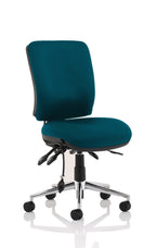 Office furniture chiro-medium-back-operator-chair Dynamic  Bespoke Maringa Teal  None Black