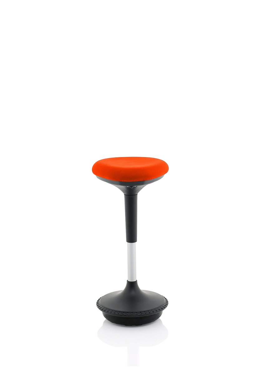 Office furniture sitall-deluxe-stool Dynamic  Bespoke Tabasco Orange   
