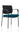 Office furniture brunswick-deluxe-visitor-chair-bespoke Dynamic  Bespoke Maringa Teal  Black Black Fabric
