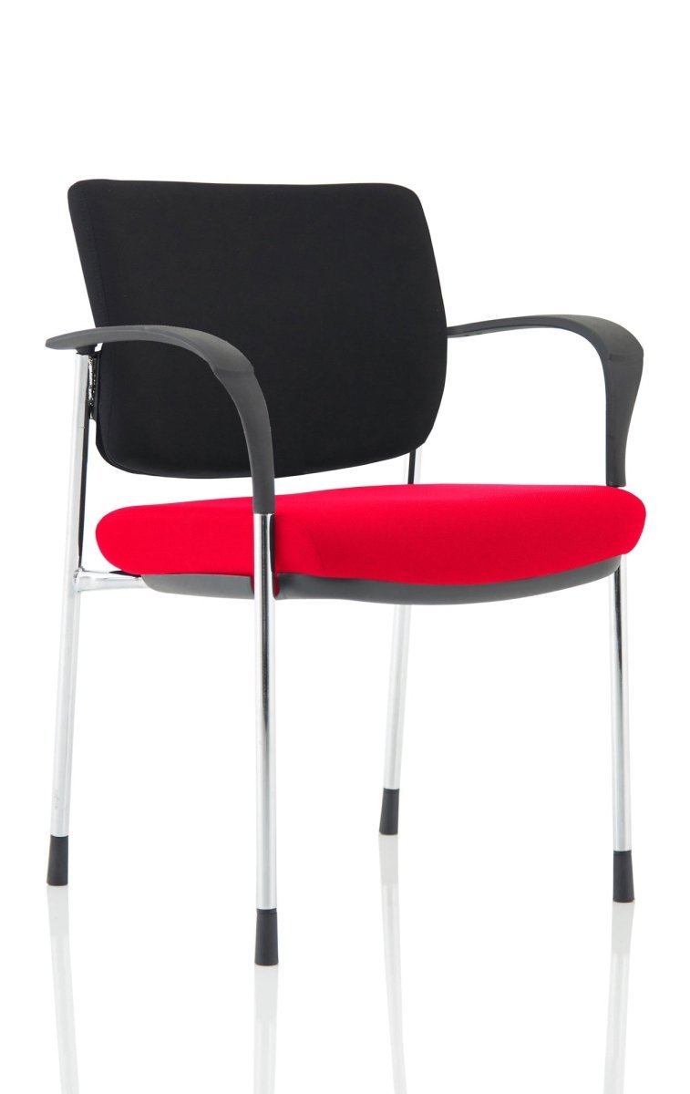 Office furniture brunswick-deluxe-visitor-chair-bespoke Dynamic  Bespoke Bergamot Cherry  Chrome Black Fabric