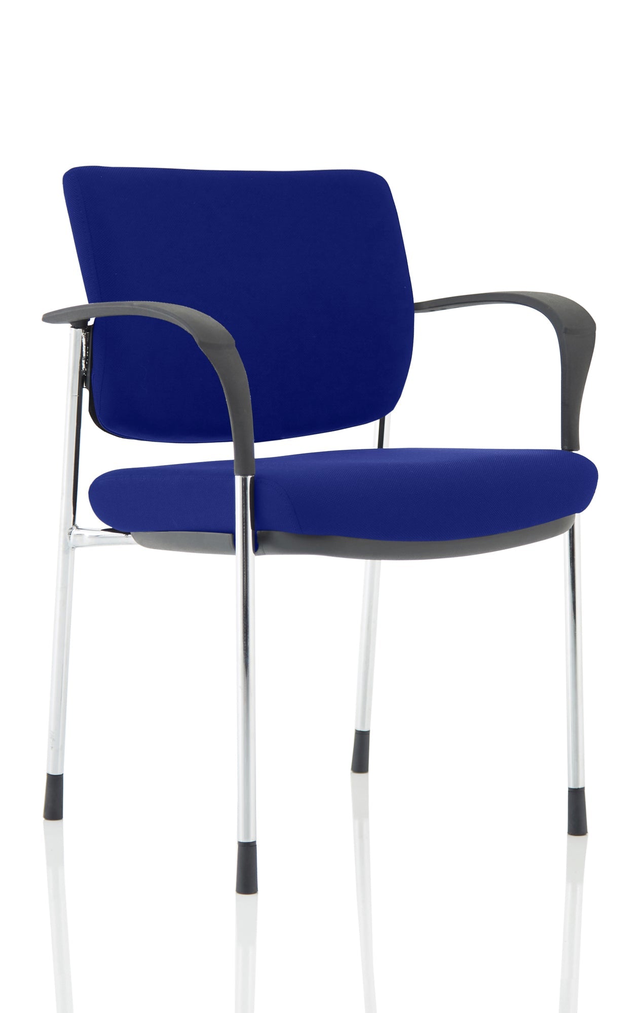 Office furniture brunswick-deluxe-visitor-chair-bespoke Dynamic  Bespoke Tabasco Orange  Chrome Matching Bespoke Fabric
