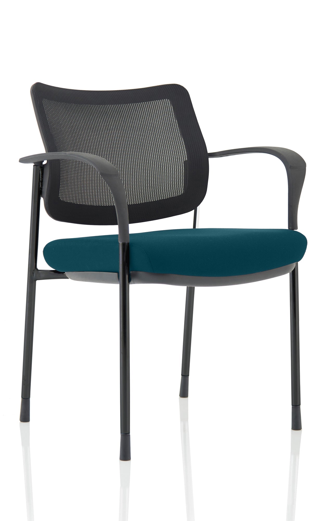 Office furniture brunswick-deluxe-visitor-chair-bespoke Dynamic  Bespoke Senna Yellow  Black Black Mesh
