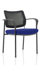 Office furniture brunswick-deluxe-visitor-chair-bespoke Dynamic  Bespoke Tansy Purple  Black Black Mesh