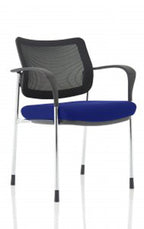 Office furniture brunswick-deluxe-visitor-chair-bespoke Dynamic  Bespoke Tansy Purple  Chrome Black Mesh
