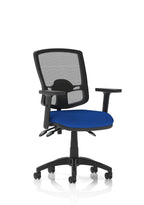 Office furniture eclipse-plus-iii-deluxe-mesh-back-operator-chair Dynamic  Bespoke Maringa Teal  With Loop Arms 