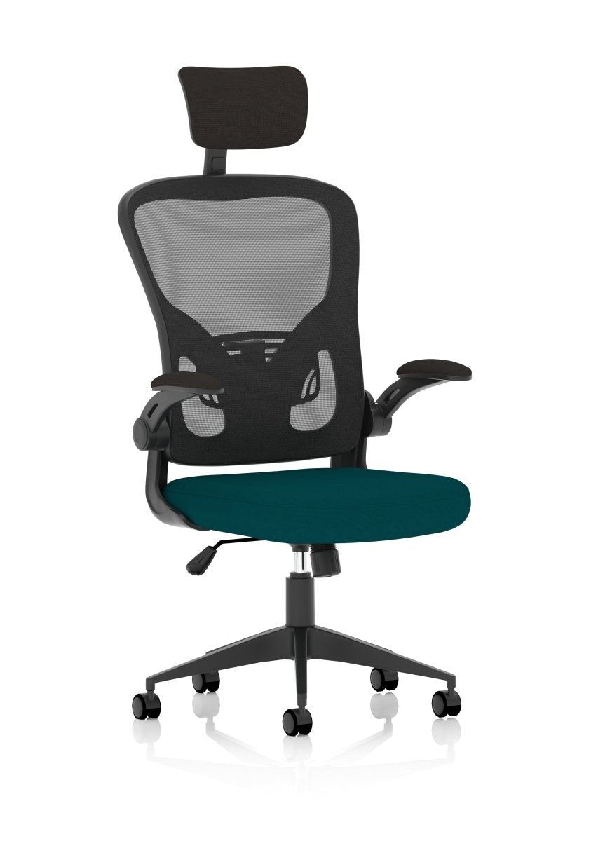 Office furniture ace-executive-mesh-chair-with-folding-arms Dynamic   Colour  