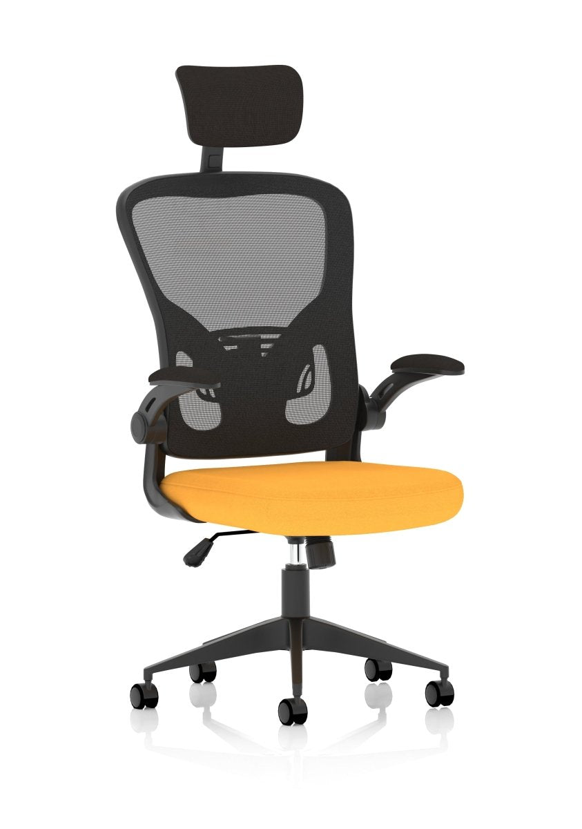 Office furniture ace-executive-mesh-chair-with-folding-arms Dynamic   Colour  