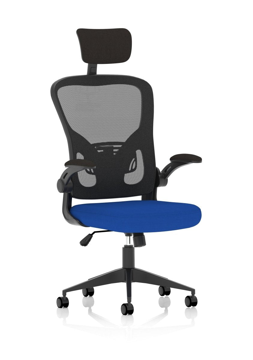 Office furniture ace-executive-mesh-chair-with-folding-arms Dynamic   Colour  
