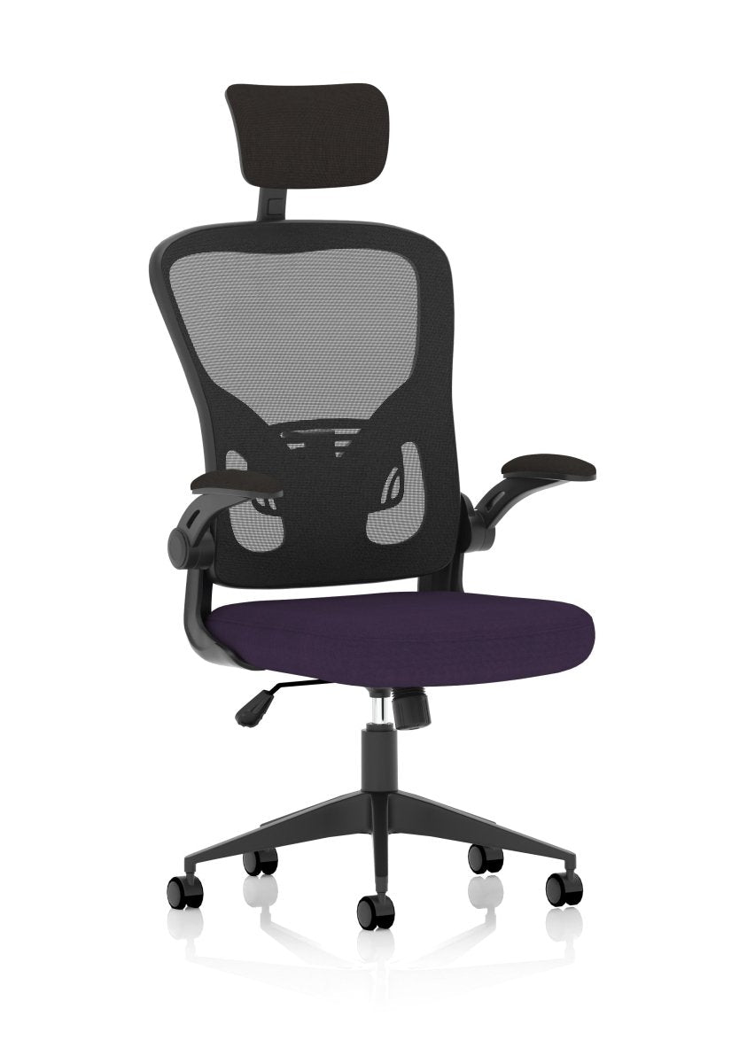 Office furniture ace-executive-mesh-chair-with-folding-arms Dynamic   Colour  
