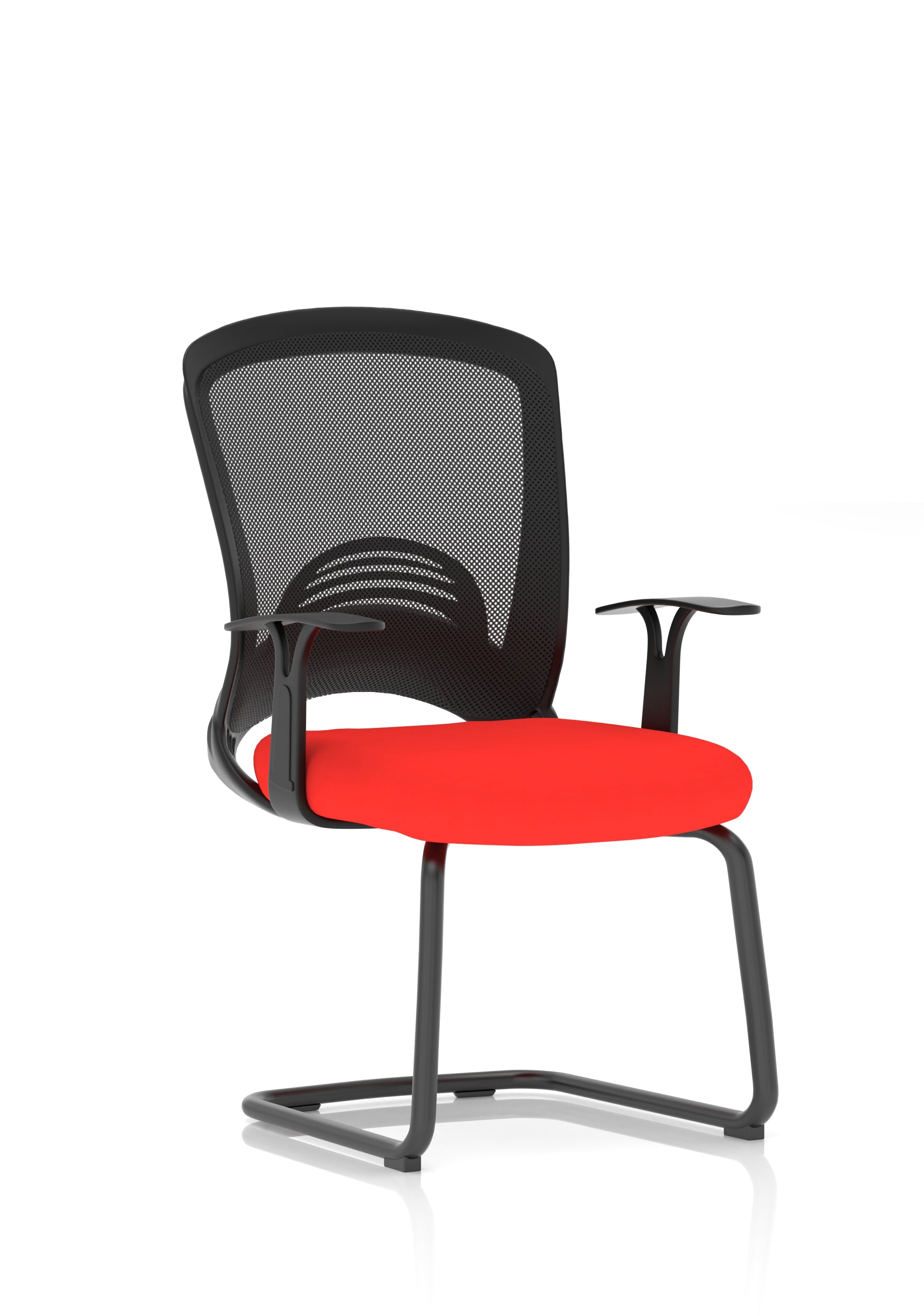 Office furniture astro-visitor-cantilever-leg-mesh-chair Dynamic   Colour Bespoke Tansy Purple 
