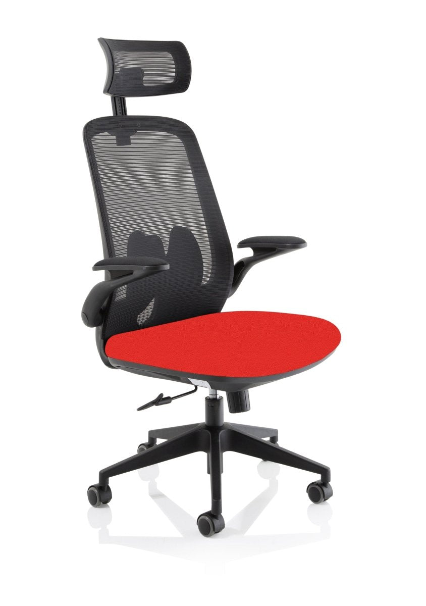 Office furniture sigma-executive-mesh-chair-with-folding-arms Dynamic   Colour  