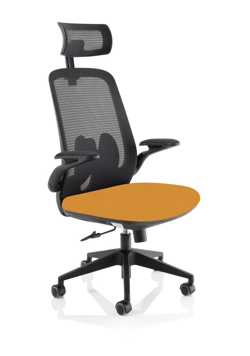 Office furniture sigma-executive-mesh-chair-with-folding-arms Dynamic   Colour  