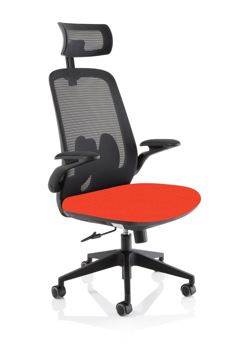 Office furniture sigma-executive-mesh-chair-with-folding-arms Dynamic   Colour  