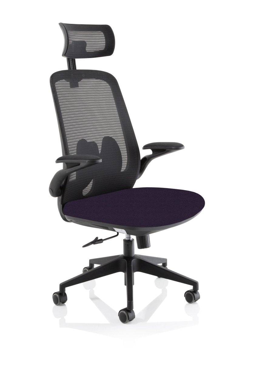 Office furniture sigma-executive-mesh-chair-with-folding-arms Dynamic   Colour  