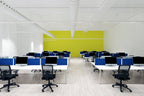 Office furniture evolve-plus-bench-screen Dynamic  100  Black Silver