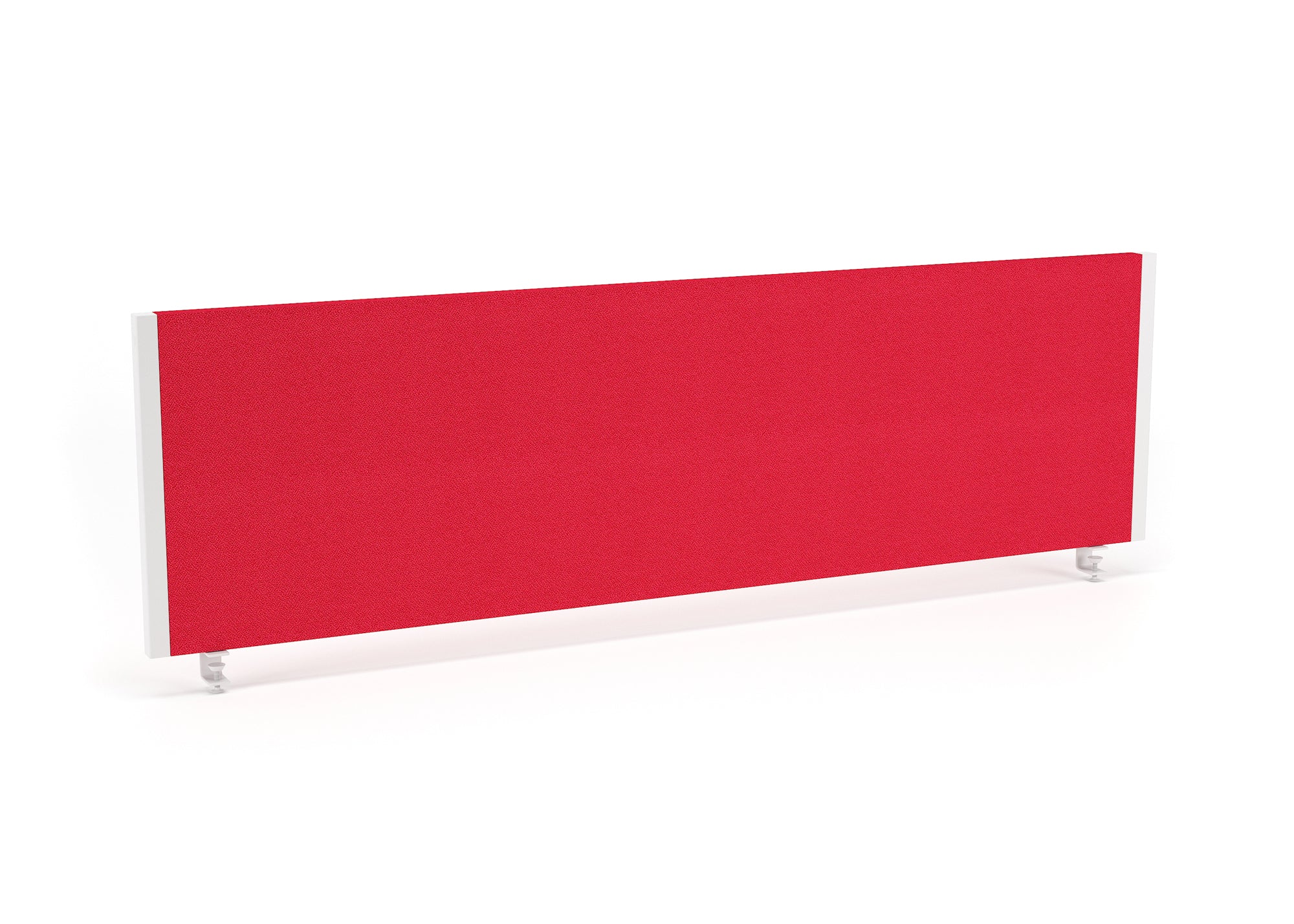 Office furniture impulse-evolve-bench-screen Dynamic  Bespoke Tabasco Orange Colour 120 Wide