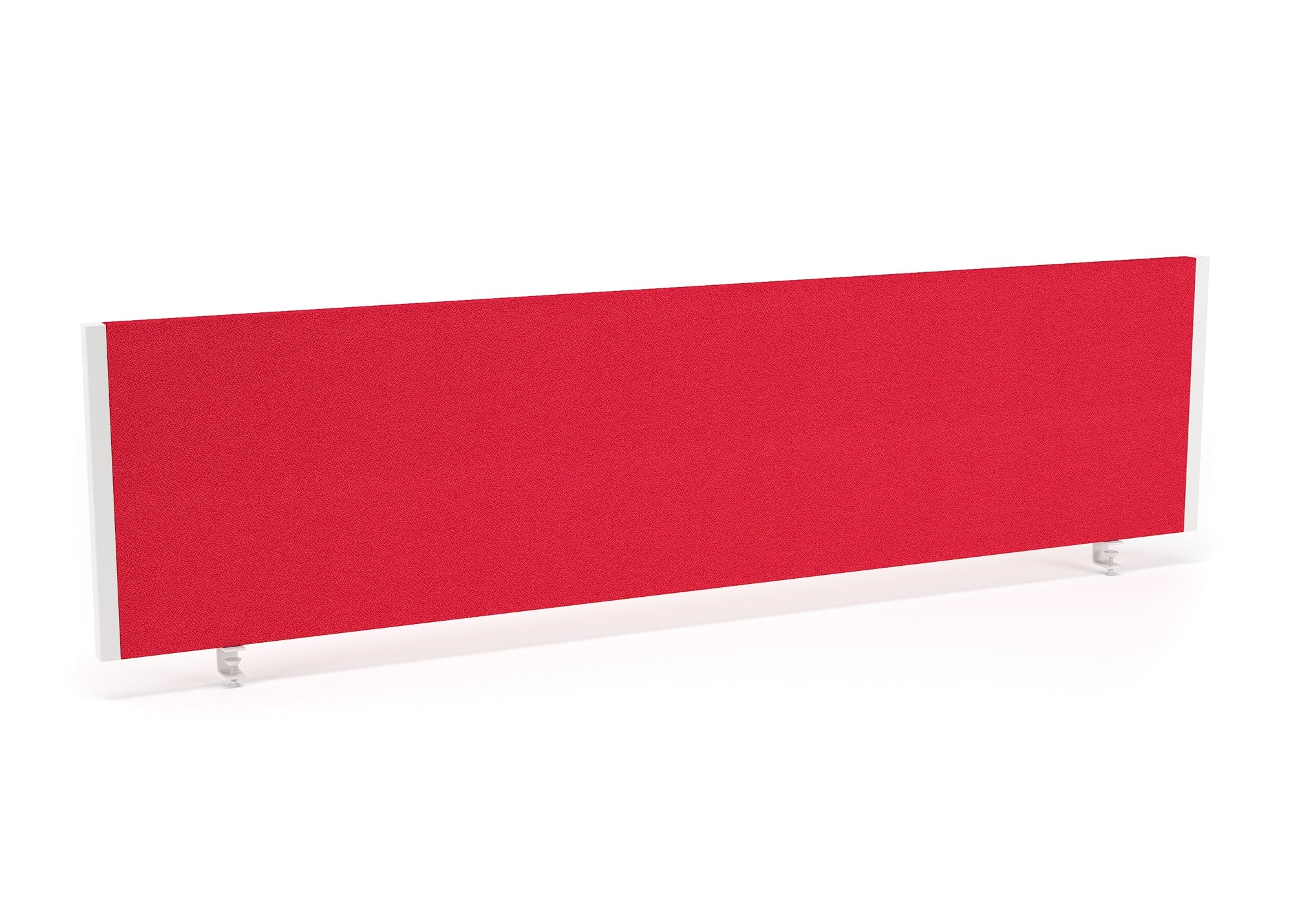 Office furniture impulse-evolve-bench-screen Dynamic  Bespoke Tabasco Orange Colour 140 Wide