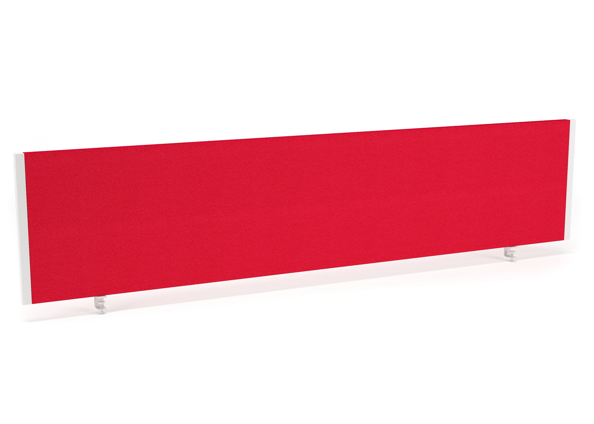 Office furniture impulse-evolve-bench-screen Dynamic  Bespoke Tabasco Orange Colour 160 Wide