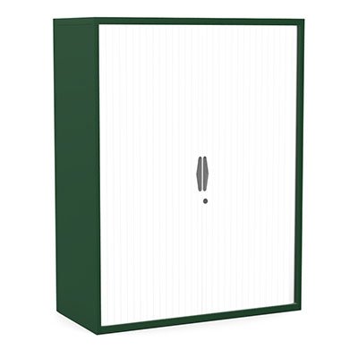 Silverline Freedom Side Opening Tambour 131cm High FR40OWT-Choose Internals 5 Office Furniture and Home Remote Working