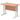 Office Desk Impulse 100cm Straight Desk Cantilever Leg Silver Colour Beech 