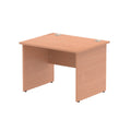 Office Desk Impulse 100cm Straight Desk Panel End Leg Beech Colour Beech 