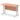 Office Desk Impulse 120cm Slimline Desk Cantilever Leg Silver Colour Beech 