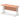 Office Desk Impulse 140cm Slimline Desk Cantilever Leg Silver Colour Beech 