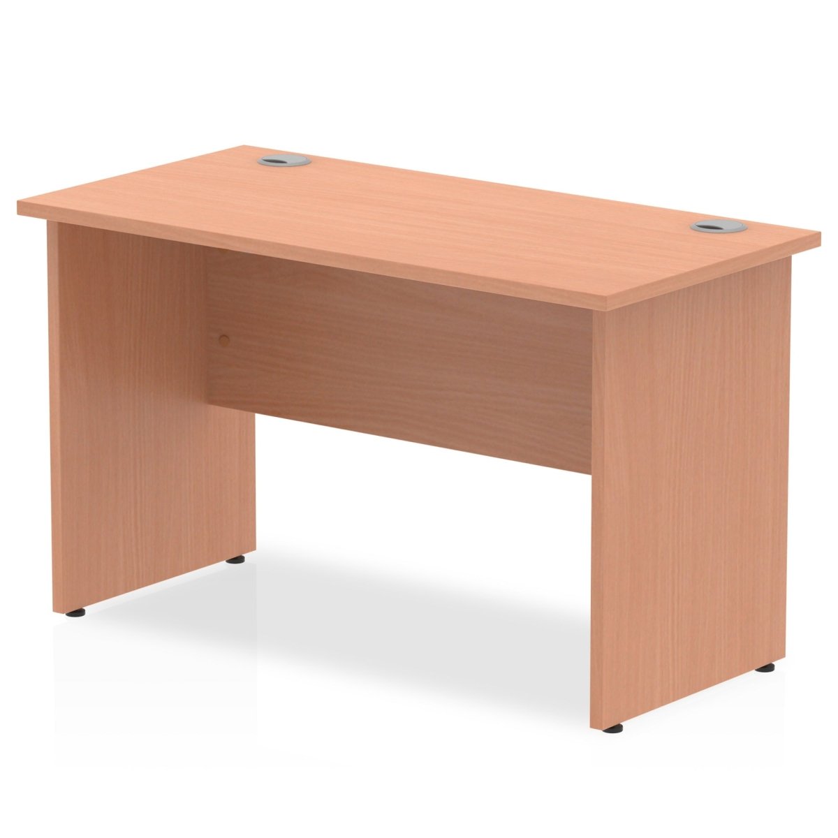 Office Desk Impulse 120cm Slimline Desk Panel End Leg Beech Colour Beech 
