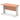 Office Desk Impulse 120cm Slimline Desk Cable Managed Leg Silver Colour Beech 