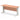 Office Desk Impulse 160cm Slimline Desk Cable Managed Leg Silver Colour Beech 