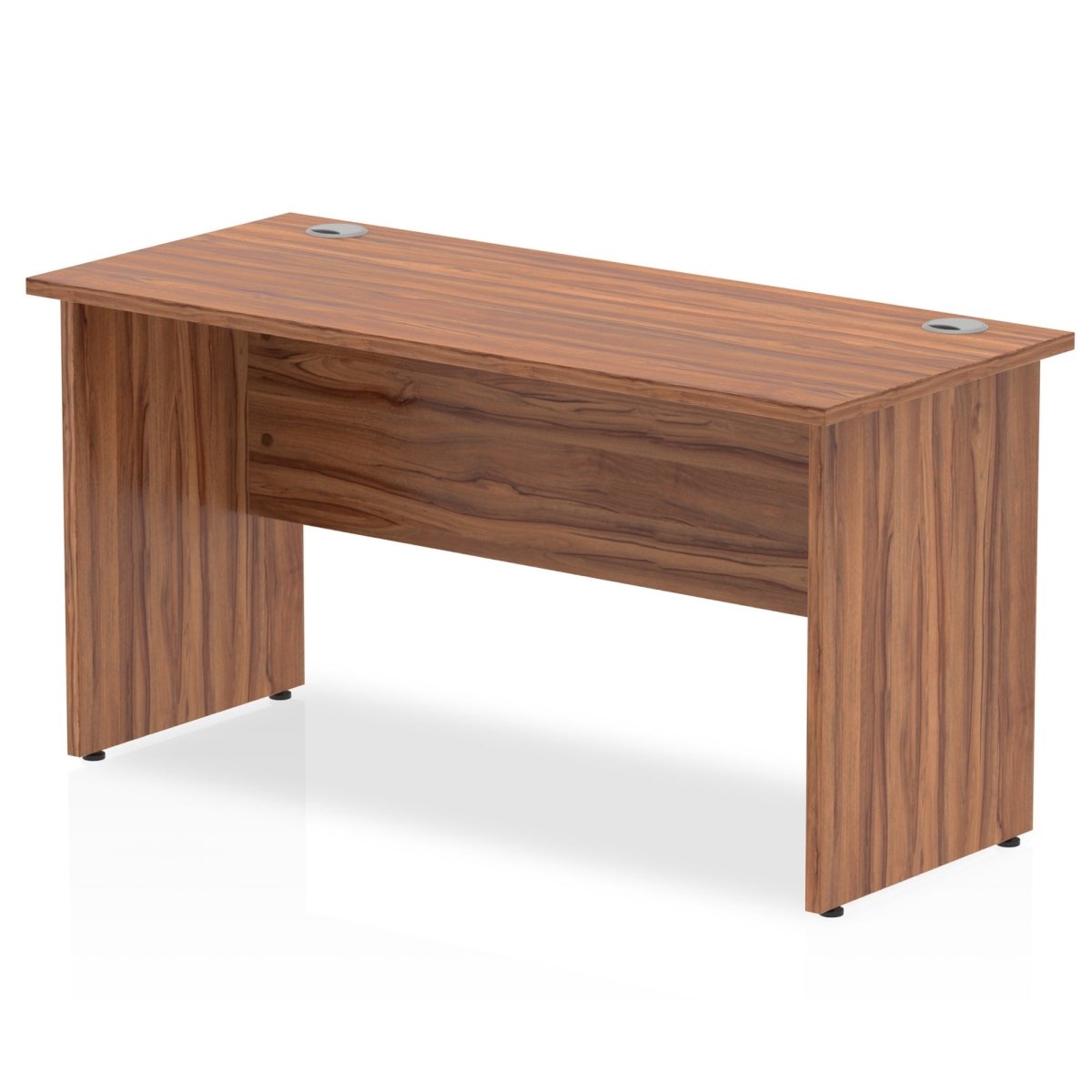 Office furniture impulse-140mm-slimline-desk-panel-end-leg Dynamic  Walnut Colour Walnut 