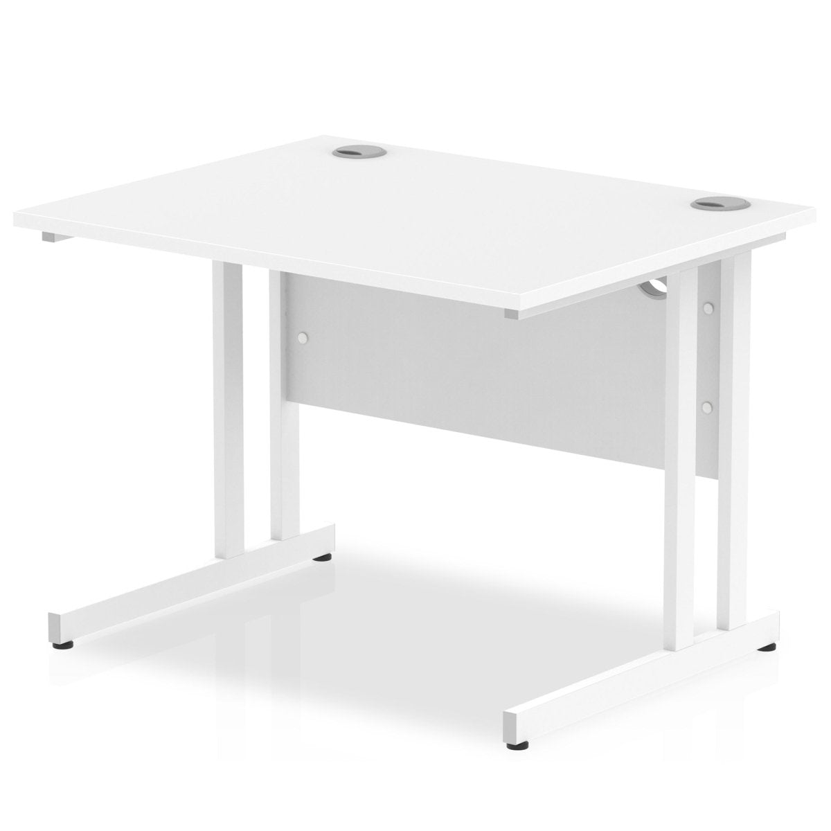 Office furniture impulse-100mm-straight-desk-cantilever-leg Dynamic  White Colour White 