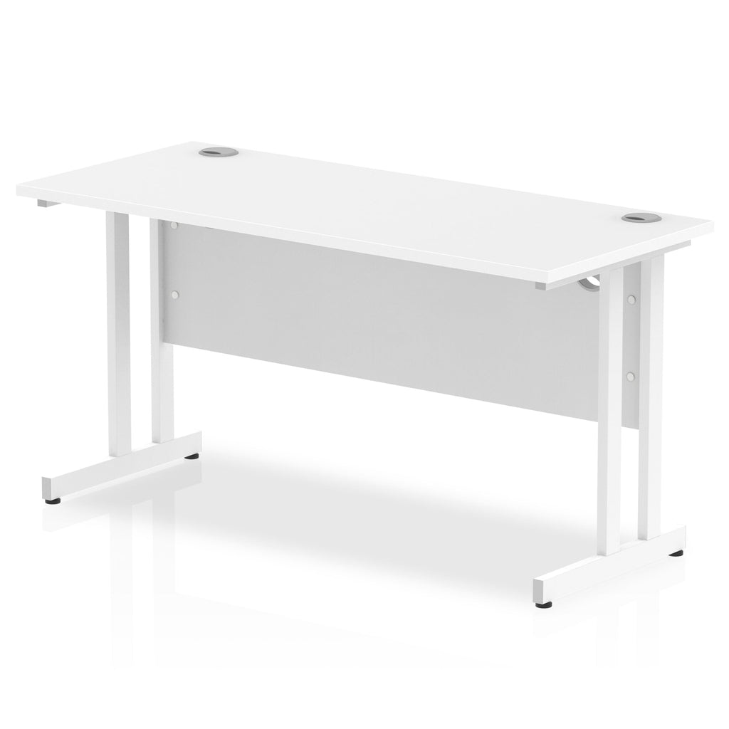 Office furniture impulse-140mm-slimline-desk-cantilever-leg Dynamic  White Colour White 