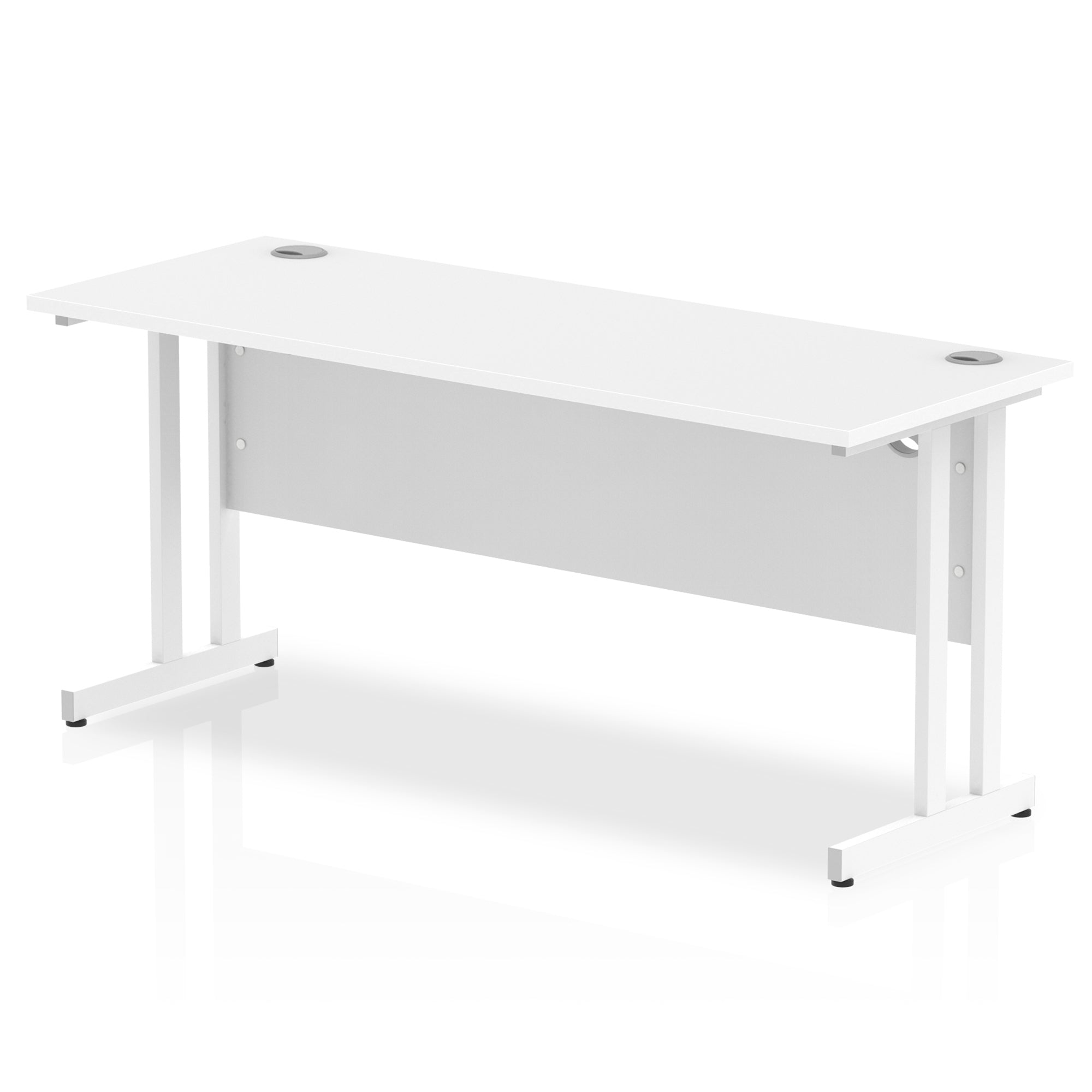 Office furniture impulse-160mm-slimline-desk-cantilever-leg Dynamic  White Colour White 