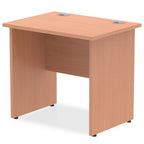 Office Desk Impulse 80cm Slimline Desk Panel End Leg Beech Colour Beech 