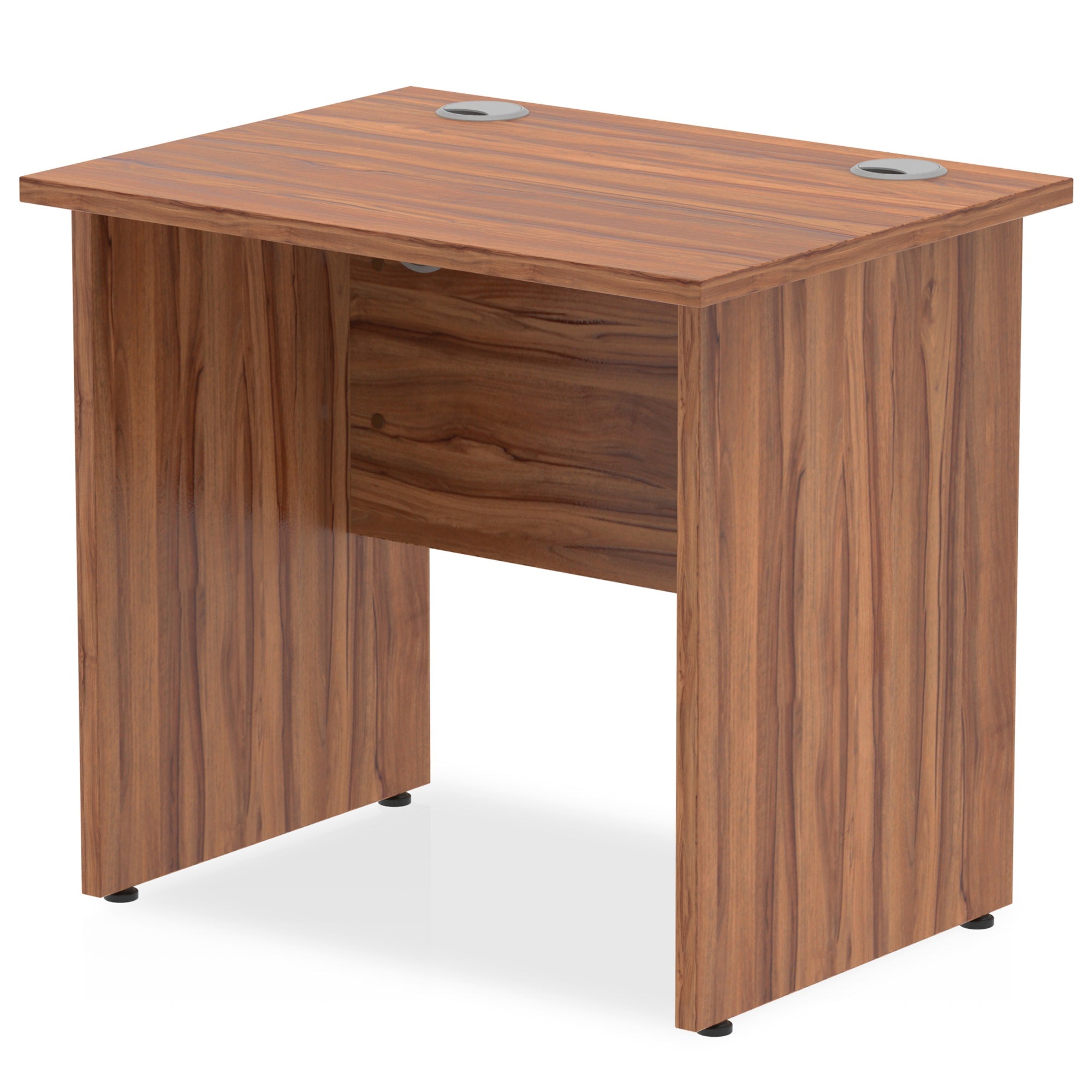 Office furniture impulse-800mm-slimline-desk-panel-end-leg Dynamic  White Colour Oak 