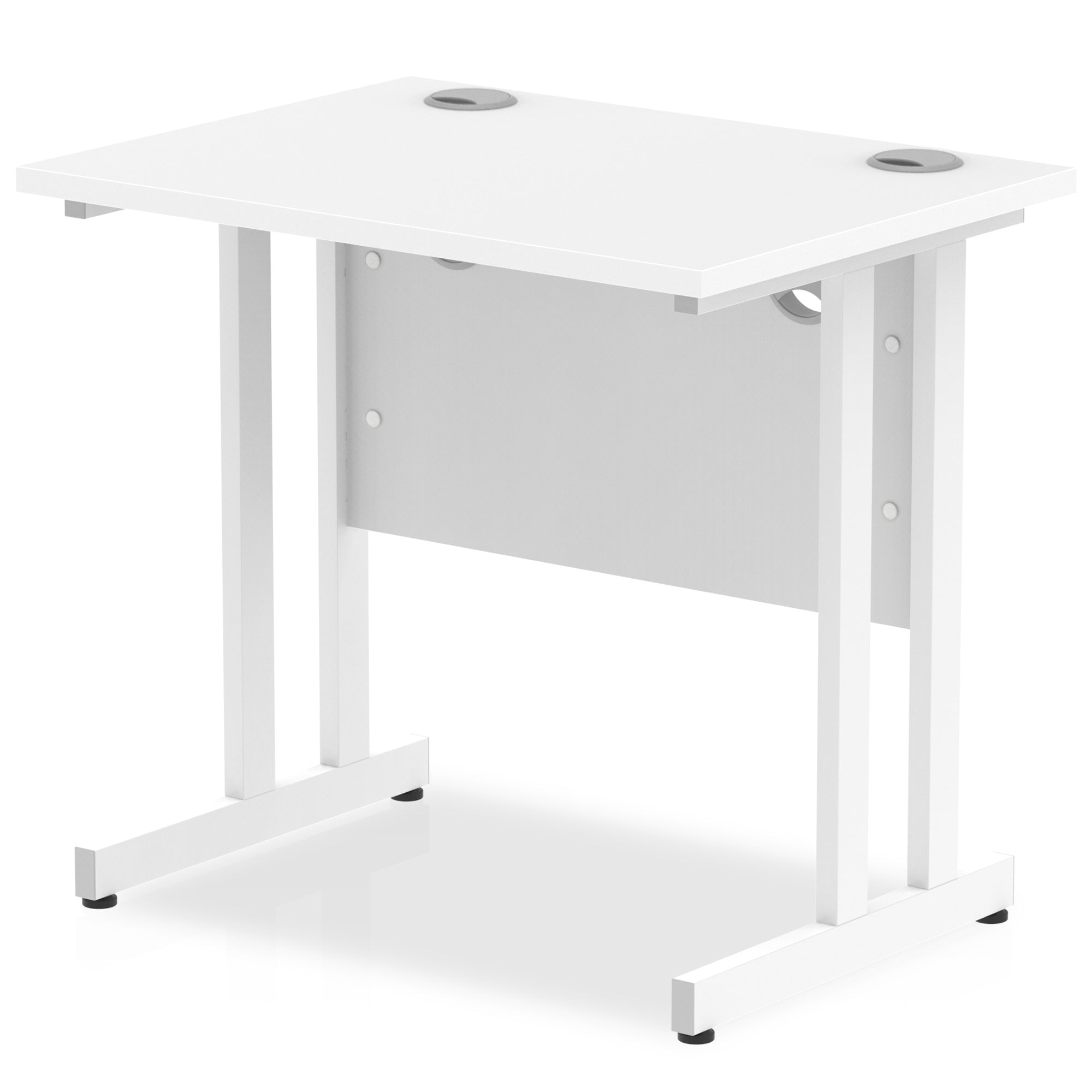 Office furniture impulse-800mm-slimline-desk-cantilever-leg Dynamic  White Colour White 