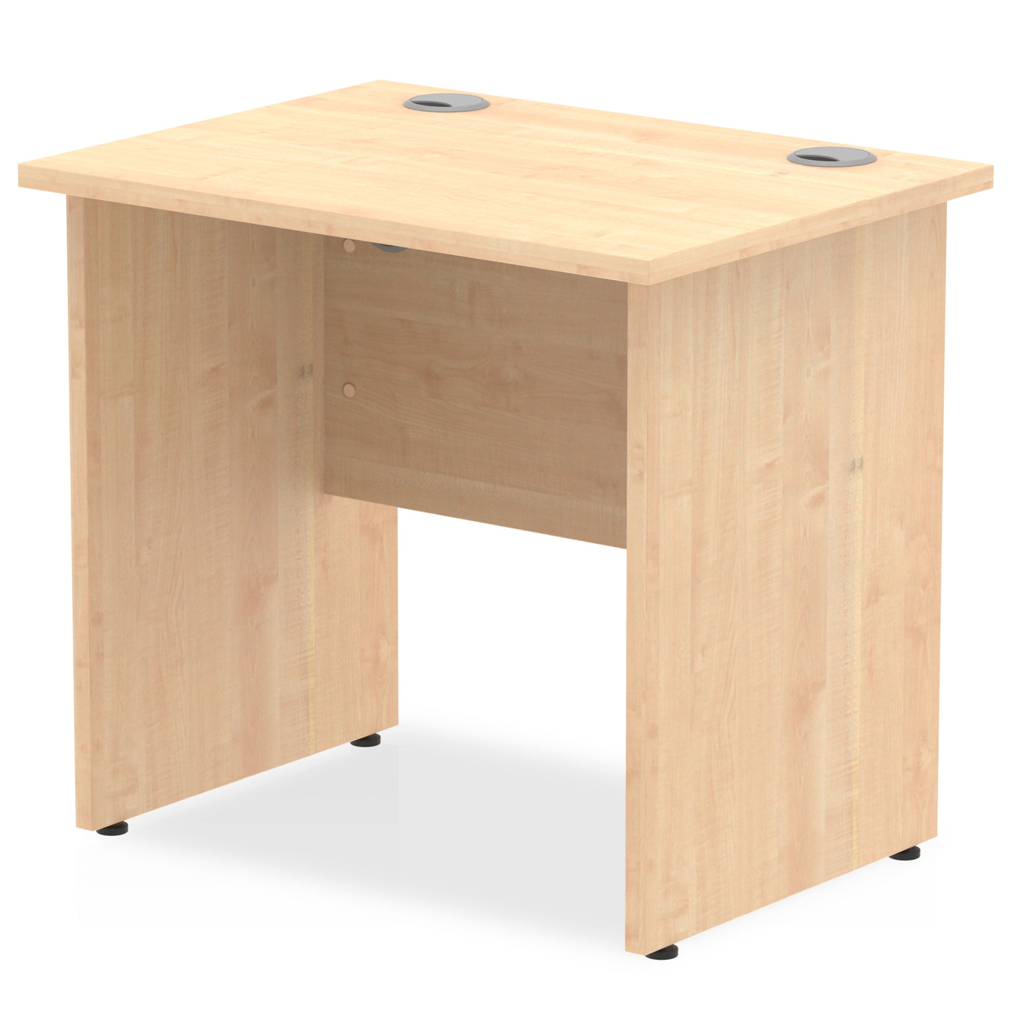 Office furniture impulse-800mm-slimline-desk-panel-end-leg Dynamic  White Colour Grey Oak 