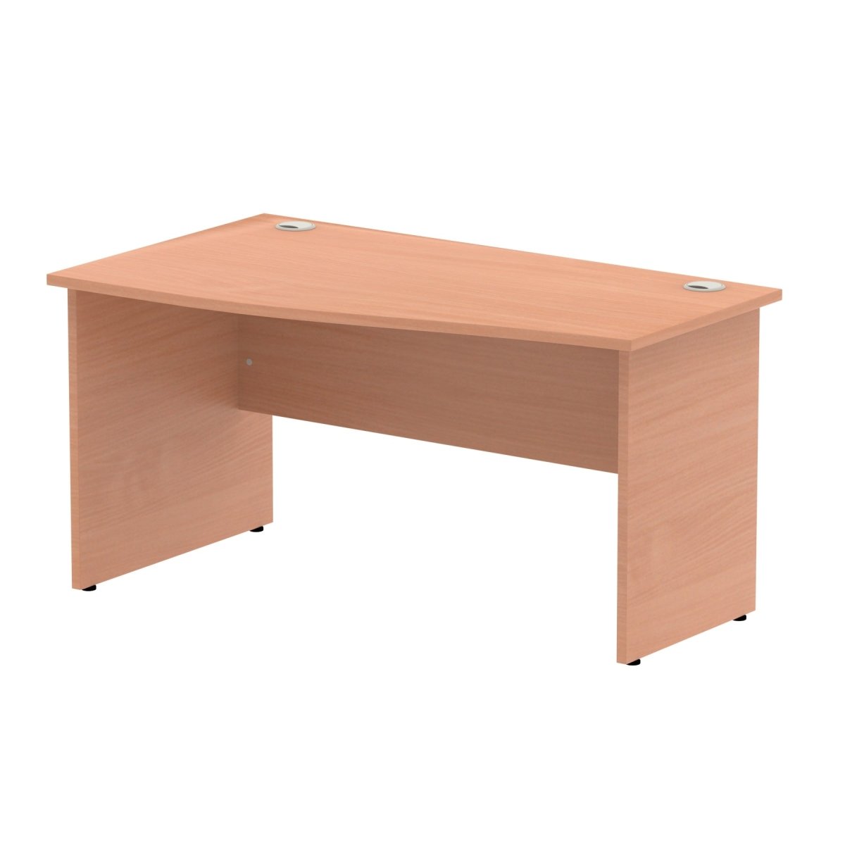 Office furniture impulse-panel-end-straight-desk-with-mobile-pedestal Dynamic  Maple Desk Colour 140 Wide