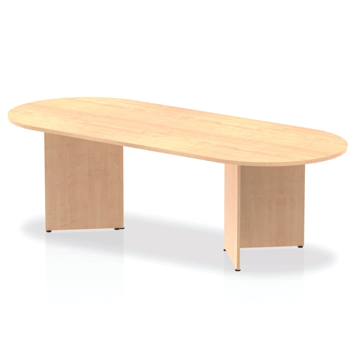 Office furniture impulse-boardroom-table-arrowhead-leg Dynamic  Maple 240 Wide  