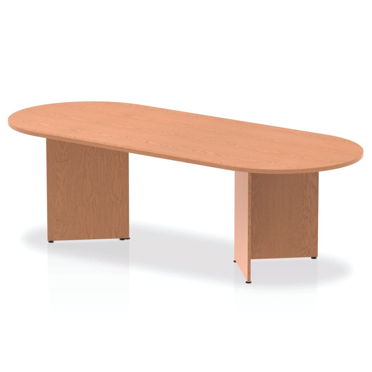 Office furniture impulse-boardroom-table-arrowhead-leg Dynamic  Oak 240 Wide  