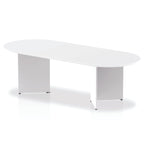 Office furniture impulse-boardroom-table-arrowhead-leg Dynamic  White 240 Wide  