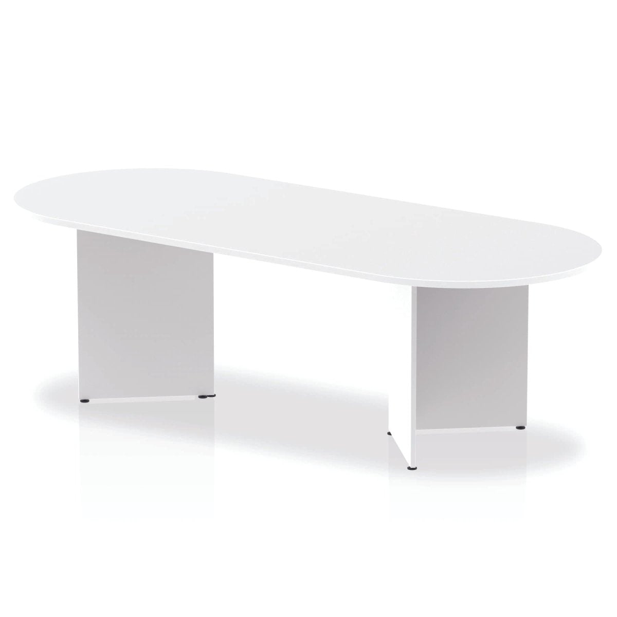 Office furniture impulse-boardroom-table-arrowhead-leg Dynamic  White 240 Wide  