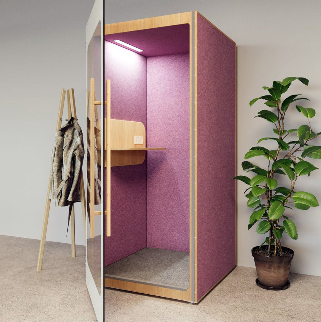  Office  Hide H1 + Booth Acoustic POD Room (Choose colours and finishes) 4 Office Furniture and Home Remote Working